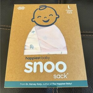 Happiest Baby SNOO Sleep Sack Baby Swaddle Rose planet design - size Large NEW